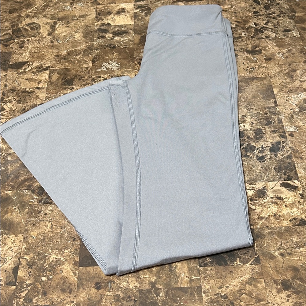 Light Gray Flared leggings